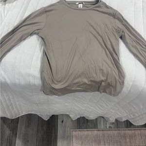 H&M Long Sleeve Tee - Taupe